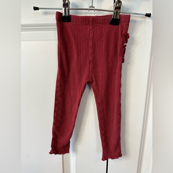 Ruffle Butts Ribbed Lettuce Hem Pajama Pants (Size 18-24 Months) - Picture 2 of 4